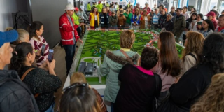 Foto de ciudadanos que visitaron el Patio Taller en Bosa
