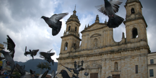 Foto de la Plaza de Bolívar de Bogotá, Colombia.