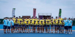 Selección Colombia de Patinaje de Velocidad, que arranca su participación en el Campeonato Mundial en Paraguay. Son 28 deportistas y de ellos, 13 son del Equipo Bogotá.