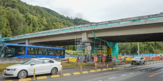 Foto de puente de la carrera Séptima con calle 100