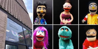 Imagen de cuatro títeres protagonistas de la obra que se presentará en Ciudad Bolívar.