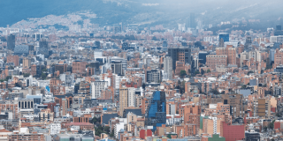 Panorámica de Bogotá.