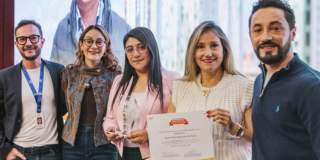 Foto de participantes a Reconocimientos por Buenas Prácticas en Seguridad Vial. 