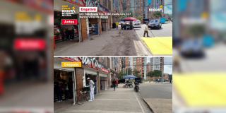 Foto de trabajos adelantados por la UMV en la localidad de Kennedy