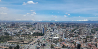 Foto panorámica de Bogotá 