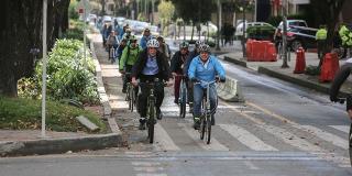 Recorrido Alcalde en bicicleta - Foto: Prensa Alcaldía Mayor / Camilo Monsalve