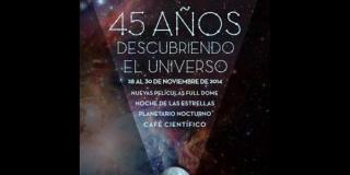 Celebre los 45 años del Planetario de Bogotá