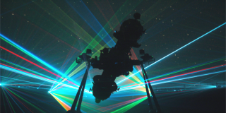 Show láser, música y luz en el Planetario de Bogotá