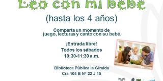 Lee con tu bebé - Foto: Cultura, recreación y deporte