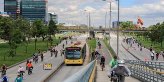 Ciclovía por la Calle 26 - Foto: Instituto Distrital de las Artes (IDRD)