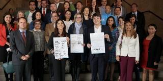 Gabinete Distrital, firme con los Derechos Humanos en Bogotá. Foto: Secretaría de Gobierno.