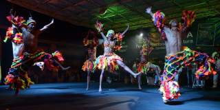 Presentación de danza afrocolombiana.