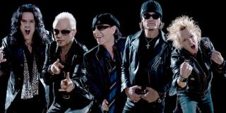 Los miembros de Scorpions posando