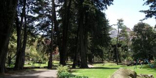 Plano general del parque que hace parte de los predios del Museo del Chicó.