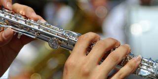 Los jóvenes de la Orquesta Filarmónica de Bogotá en concierto