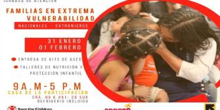 Jornada de atención para Familias en Extrema Vulnerabilidad