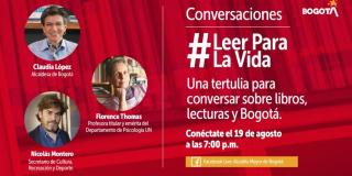 Florence Thomas, invitada a nueva tertulia Leer para la Vida