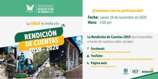 Rendición de Cuentas 2019-2020