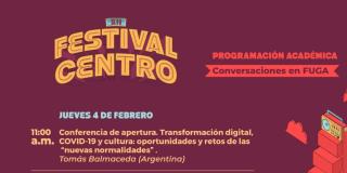 Del 4 al 7 de febrero se llevará a cabo el Festival Centro 2021, el primer gran festival distrital musical, que este año llega a su duodécima edición.