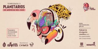 Esta vez visitaremos algunos planetarios icónicos de América del Sur y nuestra primera parada será el Planetário de la Universidade Federal de Goiás, Brasil. Imagen: IDARTES.