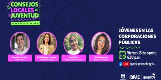Jóvenes en las corporaciones públicas