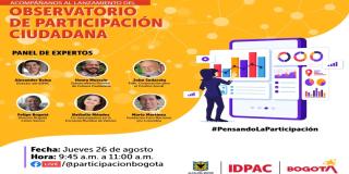 Lanzamiento del primer Observatorio de Participación Ciudadana en Bogotá