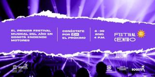 Conéctate este miércoles 8 de septiembre, a las 4 p.m. vía Facebook Live y conoce todas las novedades del primer festival musical del año en Bogotá.