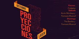 Proyecciones láser en el Planetario de Bogotá