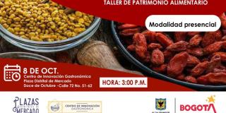Taller de patrimonio alimentario en la plaza Doce de Octubre