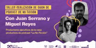 El taller es abierto y está compuesto de cuatro sesiones, los días miércoles 6, 13, 20 y 27 de octubre, a las 6:00 p.m.