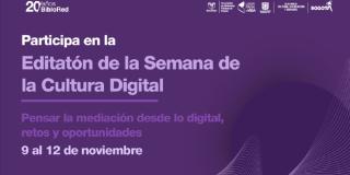 Acompáñanos de 10:00 a.m. a 5:00 p.m. en la Biblioteca Pública El Tunal.