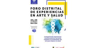 Imagen relacionada con el Foro de Experiencias en Arte y Salud