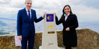 Hito Xacobeo en el Santuario de Monserrate de Bogotá