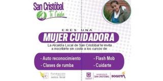 Inscripción cursos gratuitos para mujeres en localidad San Cristóbal