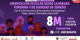 Videoconferencia del IDEP en conmemoración al Día de la Mujer