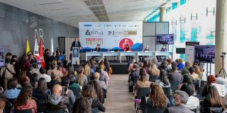 Acto inaugural Stand Universidad Pedagógica Nacional FILBo 2022