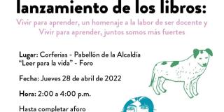Lanzamiento de los libros: Vivir para aprender hoy en la FILBo 2022