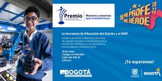 Lanzamiento del premio a la Investigación e Innovación Educativa 