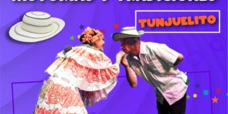 Personas de edad bailando