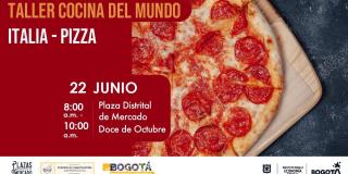 Participa en el taller 'Cocina del mundo' y aprende a preparar pizza