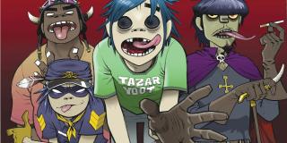 Proyección láser: Gorillaz