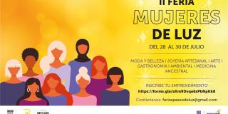 Vuelve la feria 'Mujeres de Luz' con 80 cupos para vendedores informales