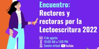 Nuevo encuentro de rectores y rectoras por la Lectoescritura 2022 
