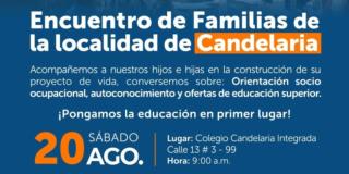 Encuentro de familias en la localidad La Candelaria este 20 de agosto
