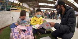 Espacio cultural en la Plaza Distrital de Mercado Trinidad Galán