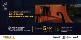 Pieza gráfica banda filarmónica juvenil