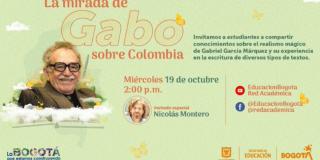 Conéctate a una nueva jornada Recordando a Gabo con Francisco Cajiao