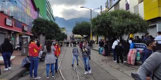 Madrugon con los comerciantes del sector 6:00 am