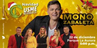 Concierto en Usme con el Mono Zabaleta y los Tupamaros 22 de diciembre