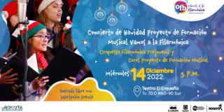 Concierto con la Orquesta Filarmónica Prejuvenil este 14 de diciembre